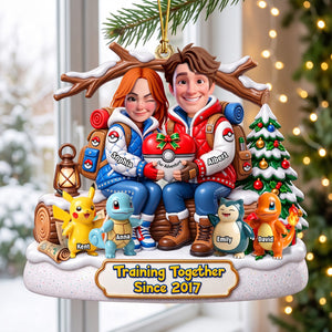 Training Master Couple Ornament - Personalized Gifts For Family 06QHQN290826