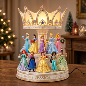 Lovely Fairy Tale Princesses Light Box - Personalized Christmas Gifts 09natn211026