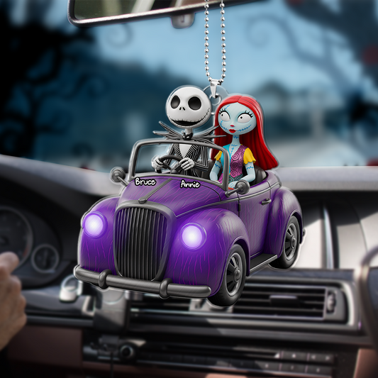 Forever Ride Car Ornament Personalized Gifts For Couple 05PGLU150725