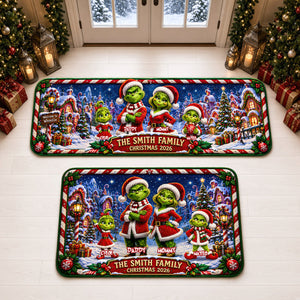 Festive Family Christmas Runner Rug - Personalized Gifts For Family 02tydt050926-Homacus