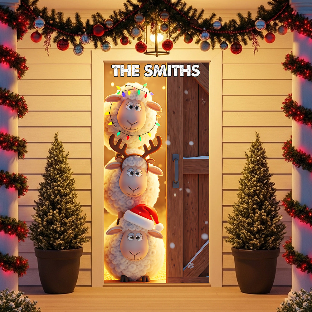 Farm Animals Door Cover - Personalized Gifts For Family 01pgta220825