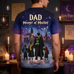 Dad’s Little Chaos Crew 3D Shirt - Personalized Gifts For Dads 02NATN230426TM