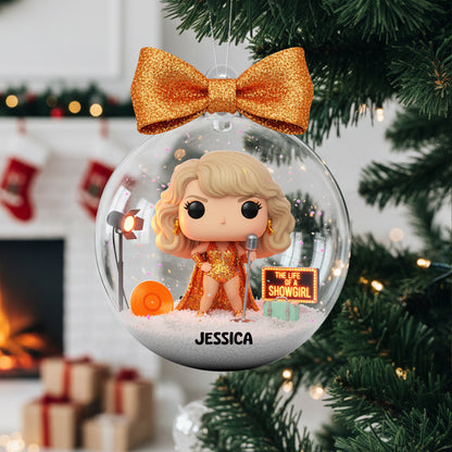 Sparkling Stage Ornament - Personalized Christmas Gifts For Music Lovers 05PGLU090925