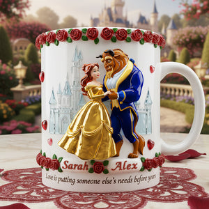 Fairy Tale Couple Coffee Mug - Personalized Gifts For Couple 01kita080126