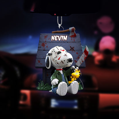 Horror Character Car Ornament - Personalized Gifts For Horror Lovers 02pgta180825