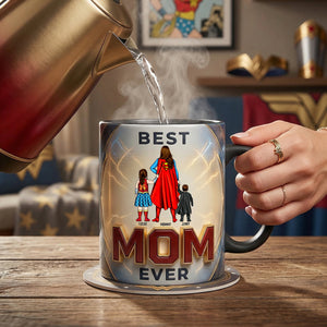 Best Mom Magic Ceramic Coffee Mug - Personalized Gifts For Mom 04natn200326