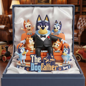 Puppy Boss Acrylic Plaque - Personalized Gifts For Dad 01hudh180526