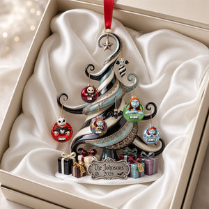 Whimsical Family Christmas Tree Ornament - Personalized Christmas Gifts For Family 04qhtn280826