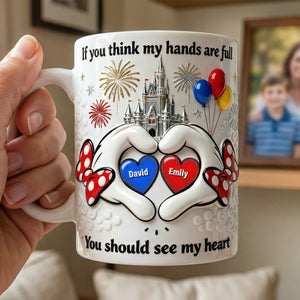 Hands Full Coffee Mug - Personalized Gifts For Mom 03naqn020326