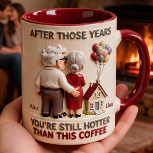 Funny Old Couple Accent Mug - Personalized Gifts For Couple 04PGDT030226