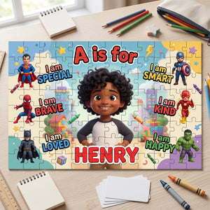 Happy Memories Jigsaw Puzzle - Custom Photo Gifts For Kids 02NATN060726-Homacus