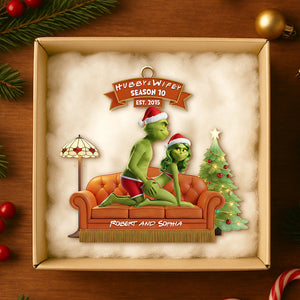 Funny Christmas Ornament Personalized Gifts For Couple 04OHDT041125