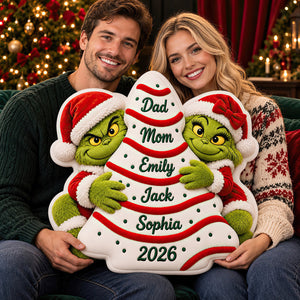 Family Christmas Tree Pillow - Personalized Gifts For Family 05nadt161026
