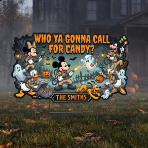 Sweet Treat Squad Yard Sign - Personalized Halloween Gift For Family 03HAQN100826