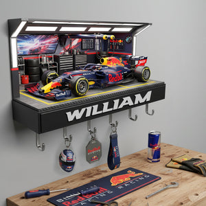 High-Speed Racing Car Key Hanger - Personalized Gift For Racing Lovers 02NALU161225