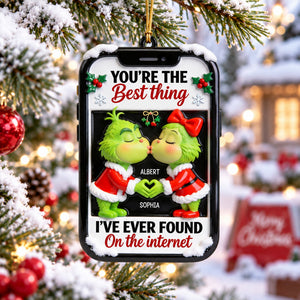 Adorable Couple Christmas Ornament - Personalized Gifts For Couple 04toqn150926