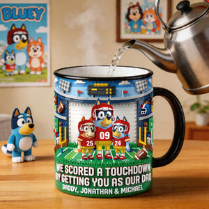 Sport Lover Puppy Kids Magic Ceramic Coffee Mug - Personalized Gifts For Father's Day Magic Mug 02HUTN220426