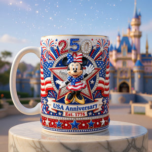 250th Anniversary USA Coffee Mug - Personalized Gifts For Patriots 01paqn220526
