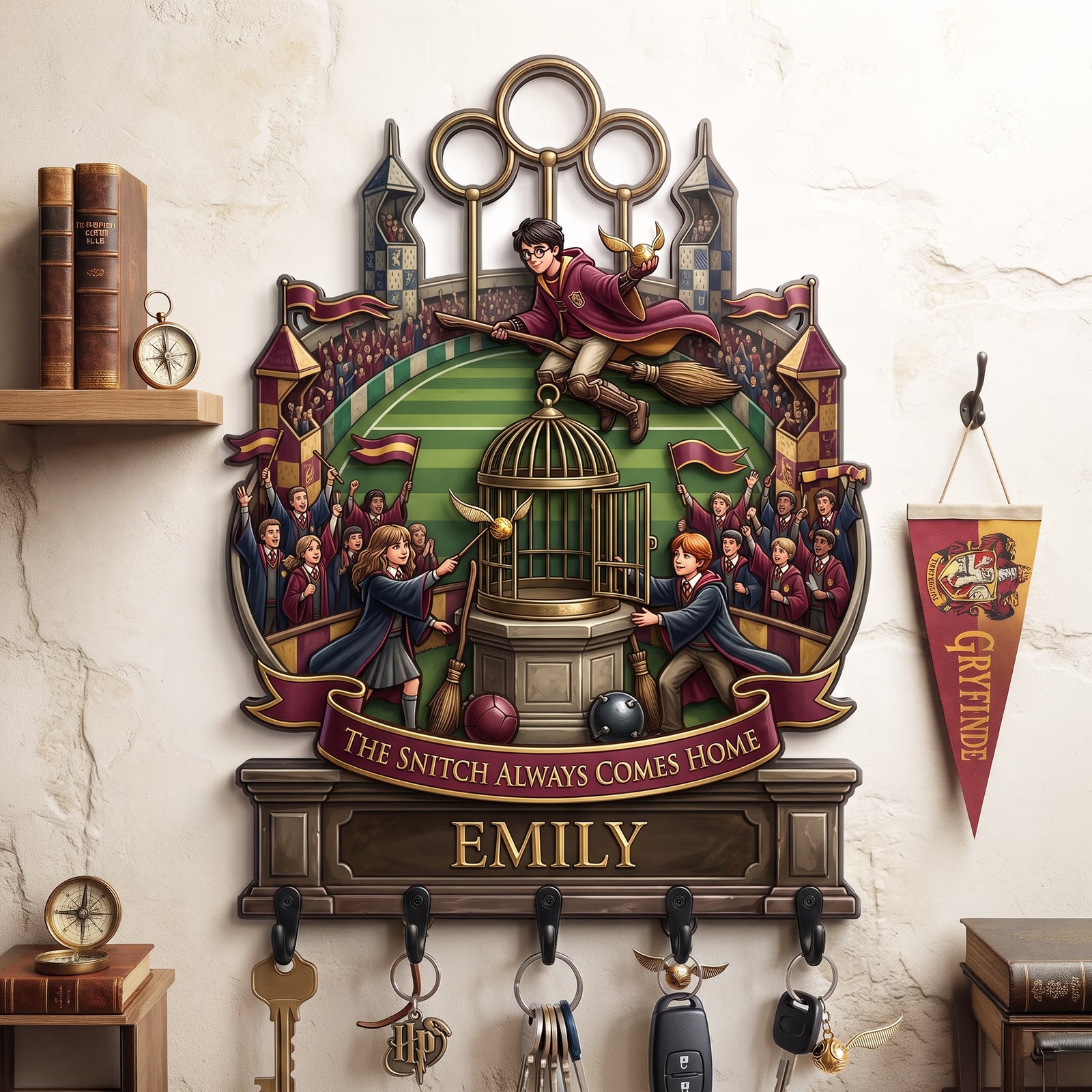 Whimsical Acrylic Key Hanger - Personalized Gifts For Fantasy Lovers 06HALU300726