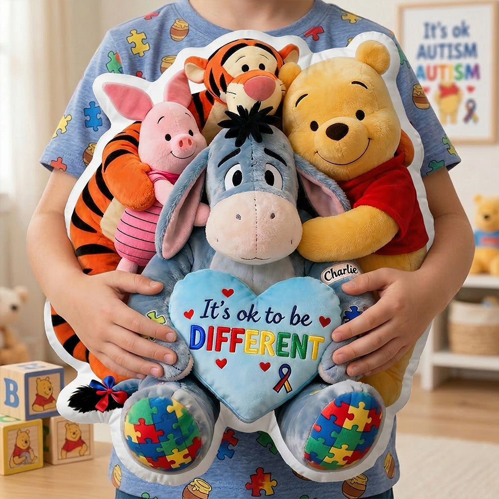 Lovely Embracing Autism Pillow, Personalized Gifts For Autism Kid 02qhdt170326