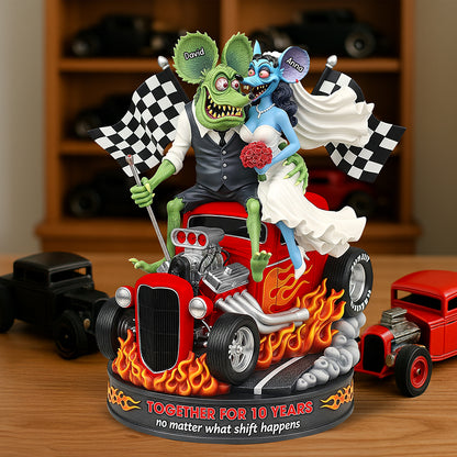 Anniversary On Hot Car Plaque - Personalized Gifts For Couple 05qhqn280625