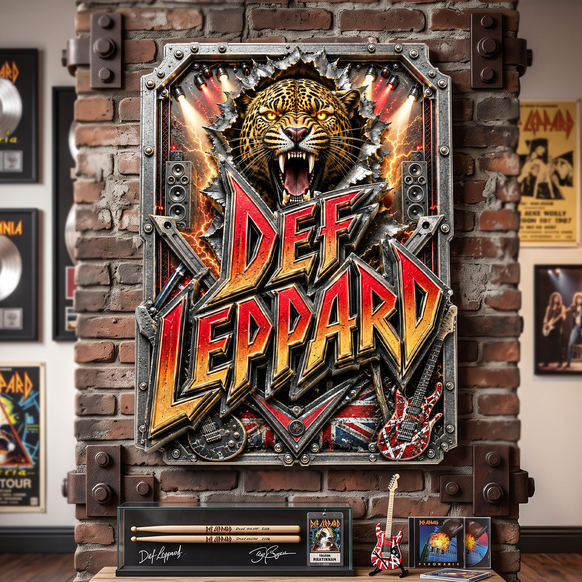 Def Leppard Metal Sign - Personalized Gifts For Rock Lovers 03natn130726
