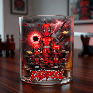 Funny Hero Dad Glass Mug Personalized Gifts For Dad 02OHDH220526-Homacus