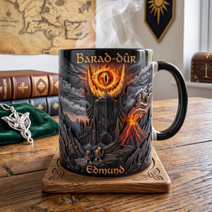 Mystical Realm Map Coffee Mug - Personalized Gift For Fantasy Lovers 01HUTN220826