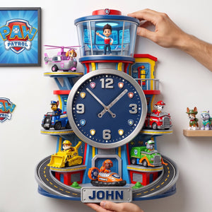 Back To School Gifts For Kids - Personalized Acrylic Hanging Wall Clock 05halu270726