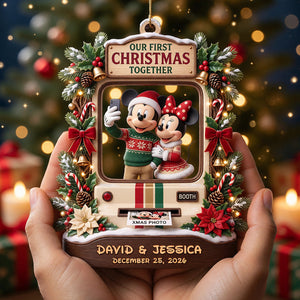 Our First Christmas Together Ornament - Personalized Gifts For Couple 07todt010826
