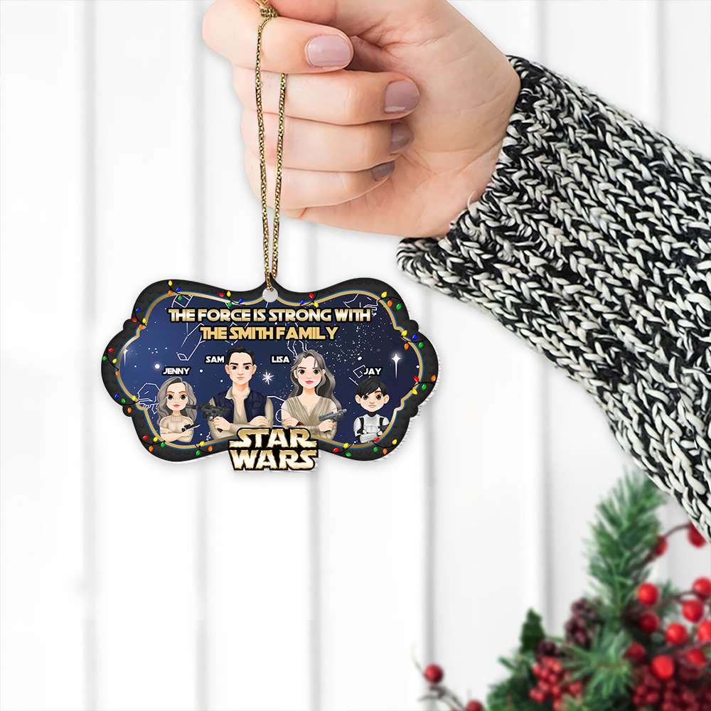 Personalized Gifts For Family Ornament Acrylic Christmas 03XQMH130924HG - Ornament - GoDuckee