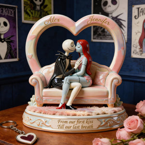 Spooky Couple Acrylic Plaque - Personalized Gifts For Couple 06tgqn271225