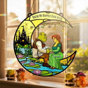 Green Couple Suncatcher - Personalized Gifts For Couple 01huta150825