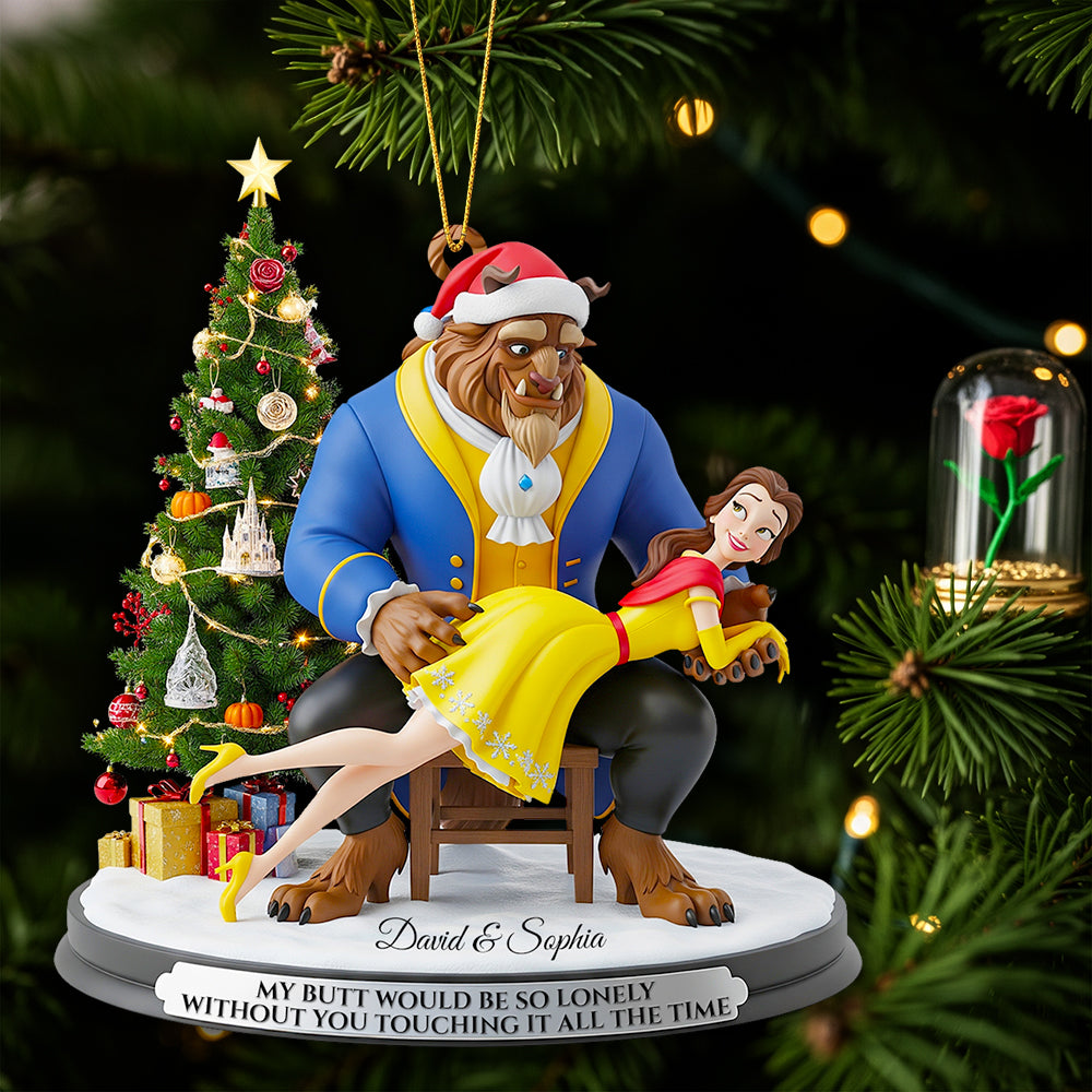 Funny Fairytale Ornament Christmas Personalized Gifts For Couple 03NADT090925