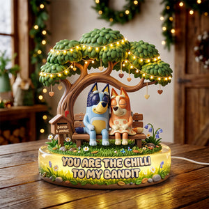 Romantic Couple Acrylic Light Box - Personalized Gifts For Couple 04tydh050626