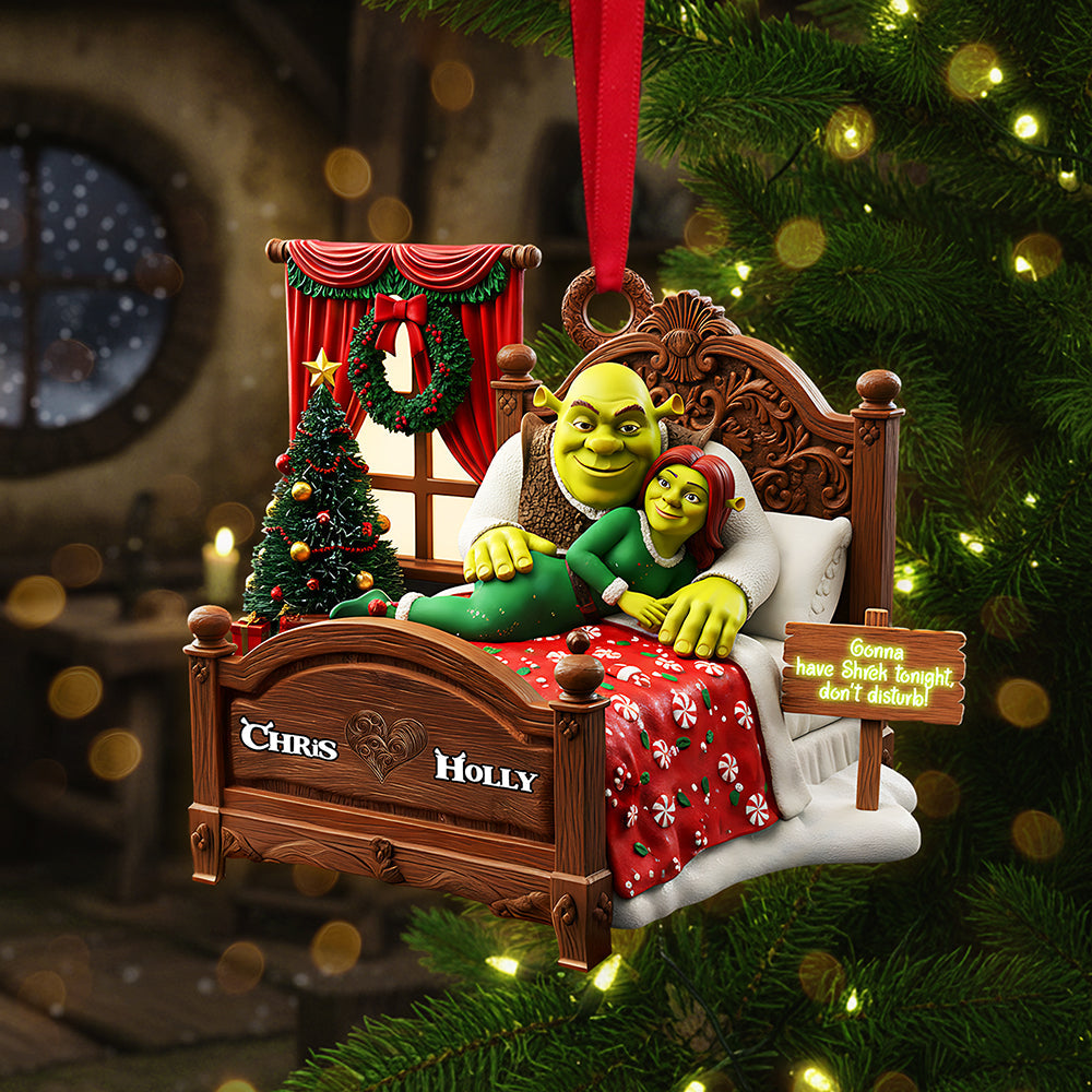 Personalized Gifts For Christmas Naughty Couple Acrylic Ornament 03kita120925
