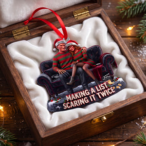 Funny Villain Couple Christmas Ornament - Personalized Gifts For Couple 01paqn170826