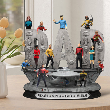 Galaxy Troop Plaque - Personalized Gifts For Dad 04qhqn130525-Homacus
