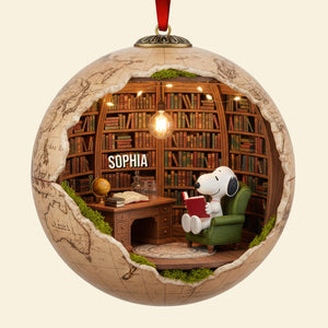 Reading Corner Christmas Ornament - Personalized Gifts For Book Lovers 01toqn221125