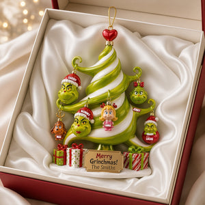 Family Christmas Tree Ornament - Personalized Gifts For Family Christmas Ornament 02QHTN280826