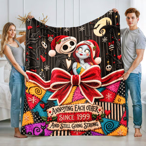 Annoyingly In Love Couple Blanket - Personalized Christmas Gifts For Couple 03paqn170926