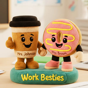 Work Besties Custom Shape Pillow  - Personalized Gifts For Besties 02nata151125