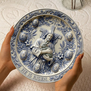 Faith Ceramic Plate Gifts For Christian 04PAQN130126