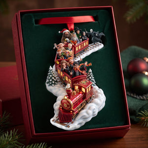 Train Of Spell Acrylic Christmas Ornament, Personalized Gifts For Christmas 04qhlu290926