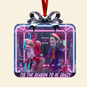 Naughty Couple Christmas Ornament - Personalized Gifts For Couple 02paqn091025