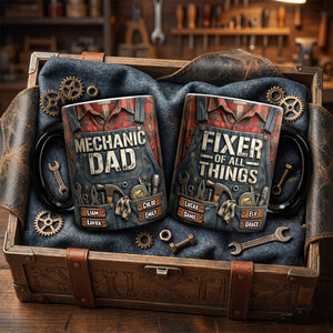 Fixer Of All Things Magic Mug - Personalized Gifts For Mechanic Dad 04TODH050526