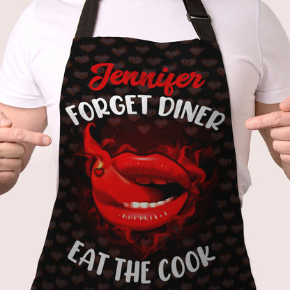 Personalized Gifts For Couple Aprons Eat The Cook - Aprons - GoDuckee