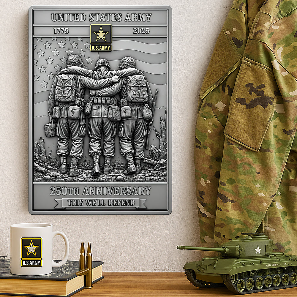 Legacy of Service Metal Sign – Personalized Gifts For Soldier 03ohqn300625