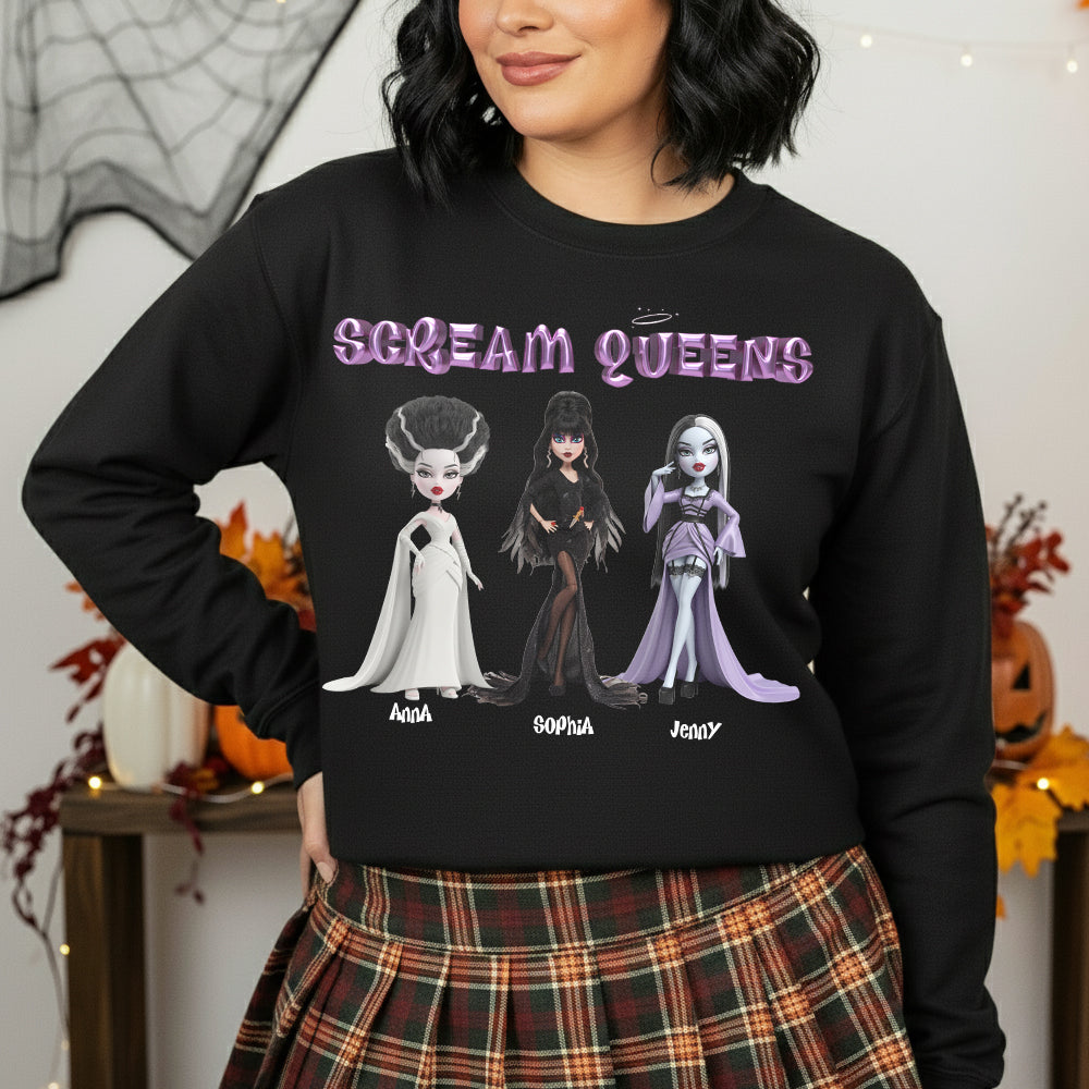 Slay Baddie Shirt, Personalized Gifts For Friends Horror Fans 04qhtn090925