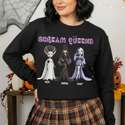 Slay Baddie Shirt, Personalized Gifts For Friends Horror Fans 04qhtn090925